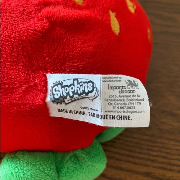 Shopkins Strawberry Kiss 8" Plush Figure 2013.
L - Picture 3 of 3